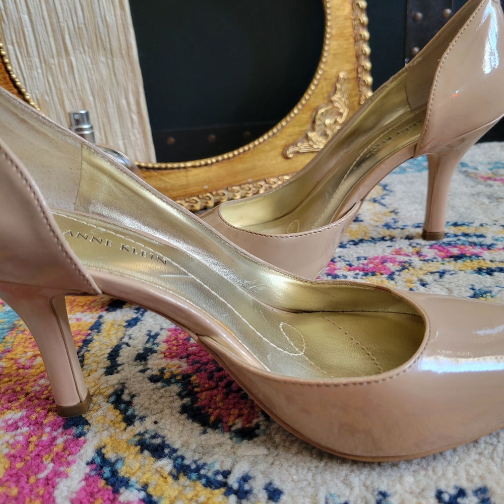 Anne Klein Nude Patent Heels - Picture 8 of 15